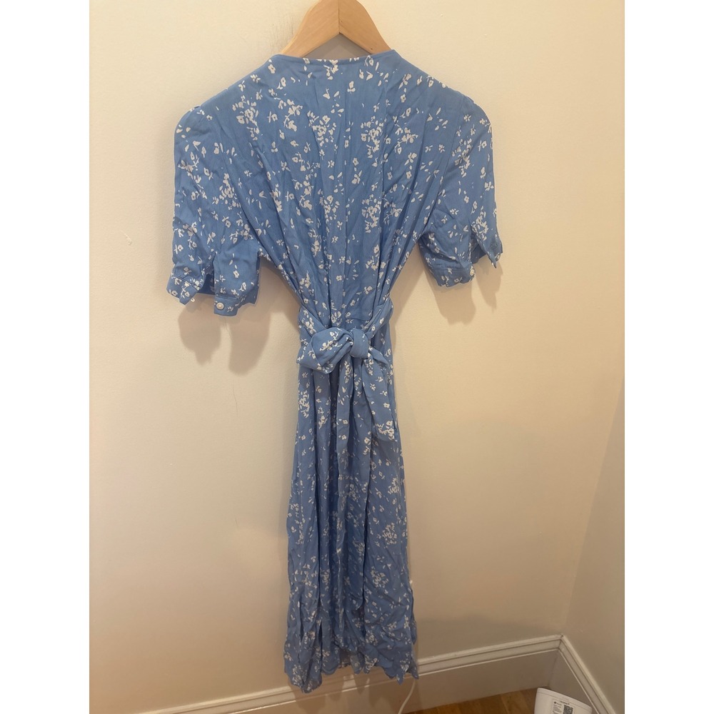 Seraphine Nursing Maternity Wrap Midi Dress Size 2 - Picture 3 of 5